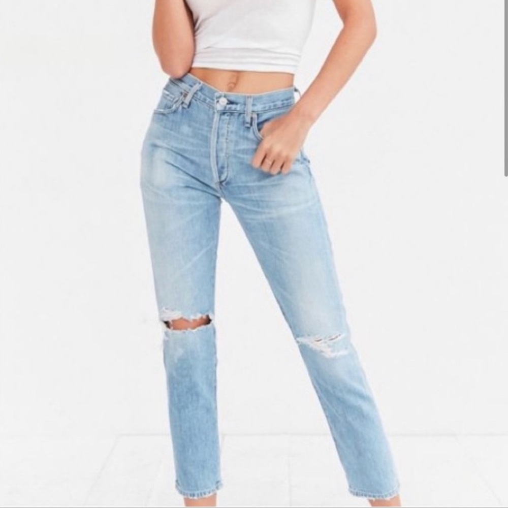 citizen liya high rise classic fit crop size 24
